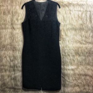 Evan Picone Cocktail Dress  Beaded Yoke NWT Size 8